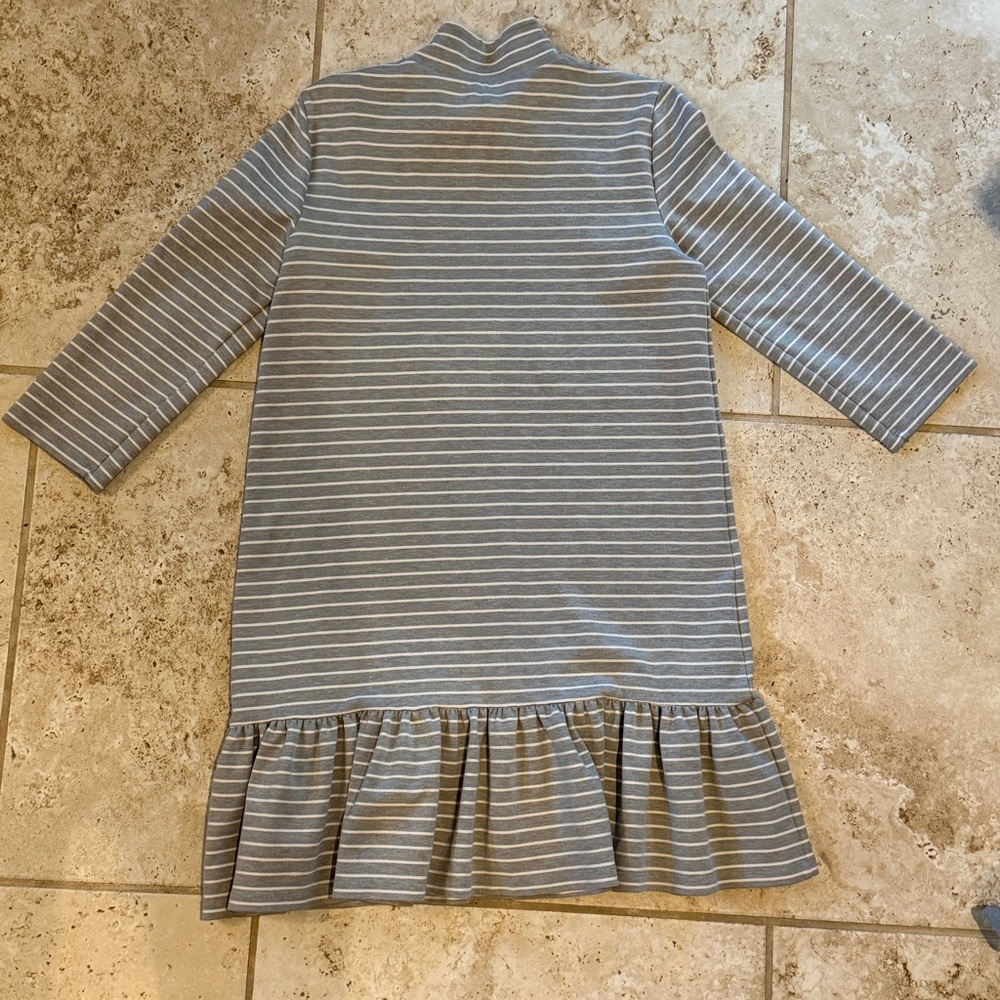 Kate Spade Broome Street Mock Neck Stripe Dress Medium - Picture 4 of 7